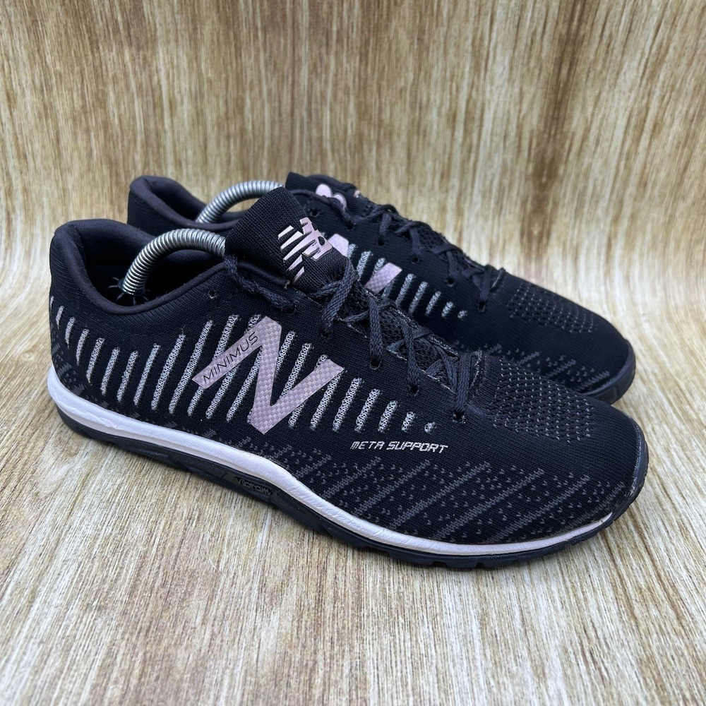 New Balance Minimus‎ 20 V7 Women's Size 8 Black Barefoot Running Shoes WX20BP7